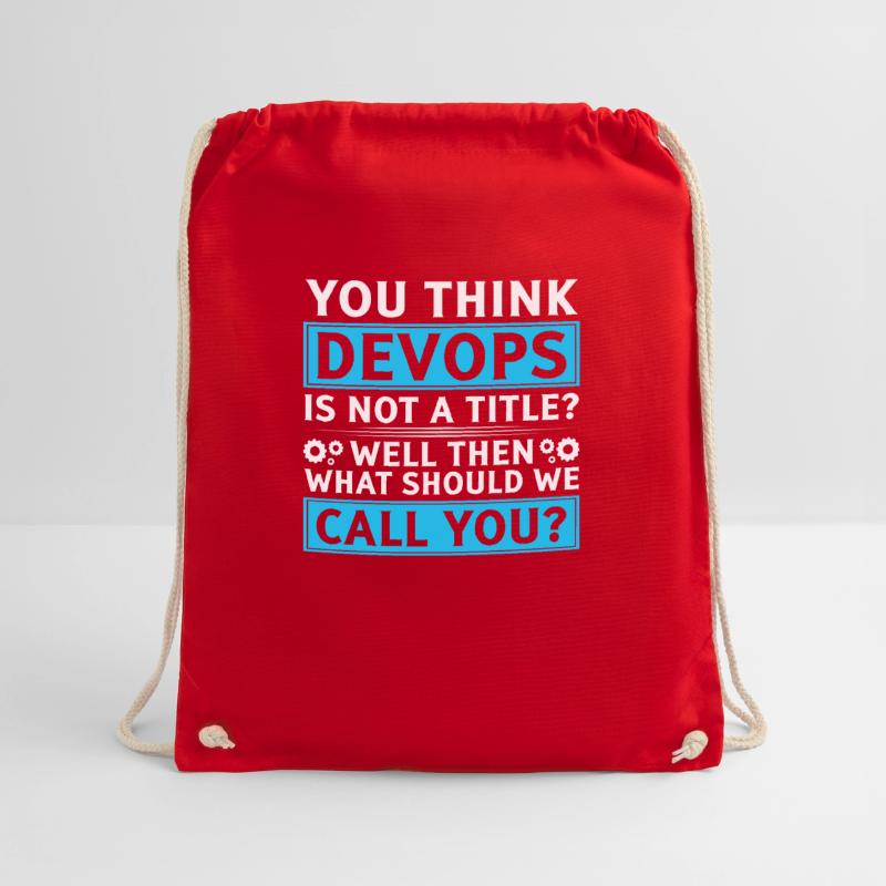 Sys-Admin Developer Devops Engineer Drawstring Bag