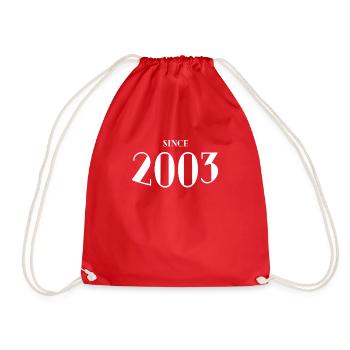 Drôle d’anniversaire depuis 2003 - Sac de sport léger - rouge - Devant