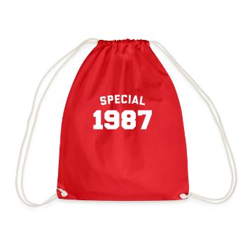 Drôle d’anniversaire Spécial 1987 - Sac de sport léger - rouge - Devant