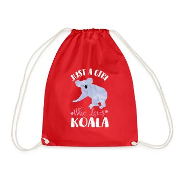 Animal koala d’Australie Ours koala mignons Ko - Sac de sport léger - rouge - Devant