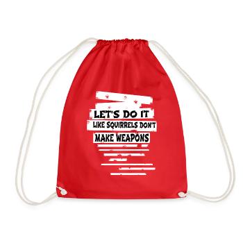 Festival hippie hippie hippie désarmement cool - Sac de sport léger - rouge - Devant