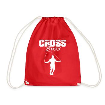 Speed Rope Skipping - Drawstring Bag - red - Front