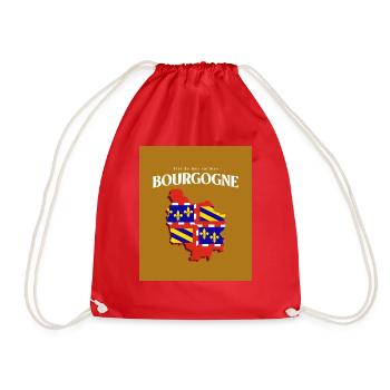Fier de mes Racines Bourgogne Or - Sac de sport léger - rouge - Devant