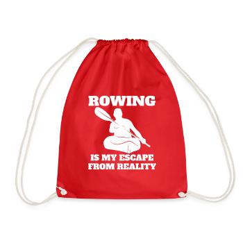 Aviron Dire Aviron Club Aviron drôle Aviron - Sac de sport léger - rouge - Devant