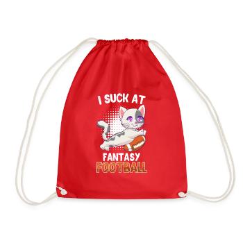 Fantasy Football Verlierer - Turnbeutel - Rot - Vorne