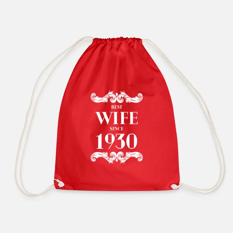 Trauzeugin seit 1930 Hochzeit - Turnbeutel - Rot