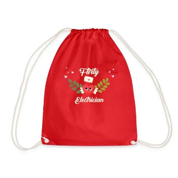 Électricien Flirty - Sac de sport léger - rouge - Devant