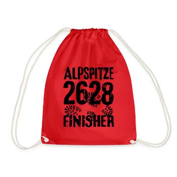 Alpspitze Finisher Wettersteingebirge Wandern - Turnbeutel - Rot - Vorne