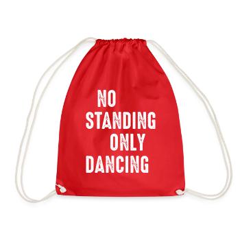 Danse Musique de danse - Sac de sport léger - rouge - Devant