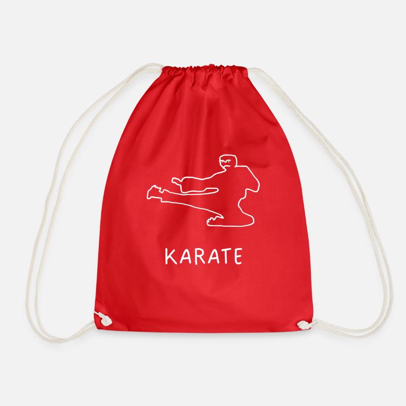 Karate - Turnbeutel - Rot