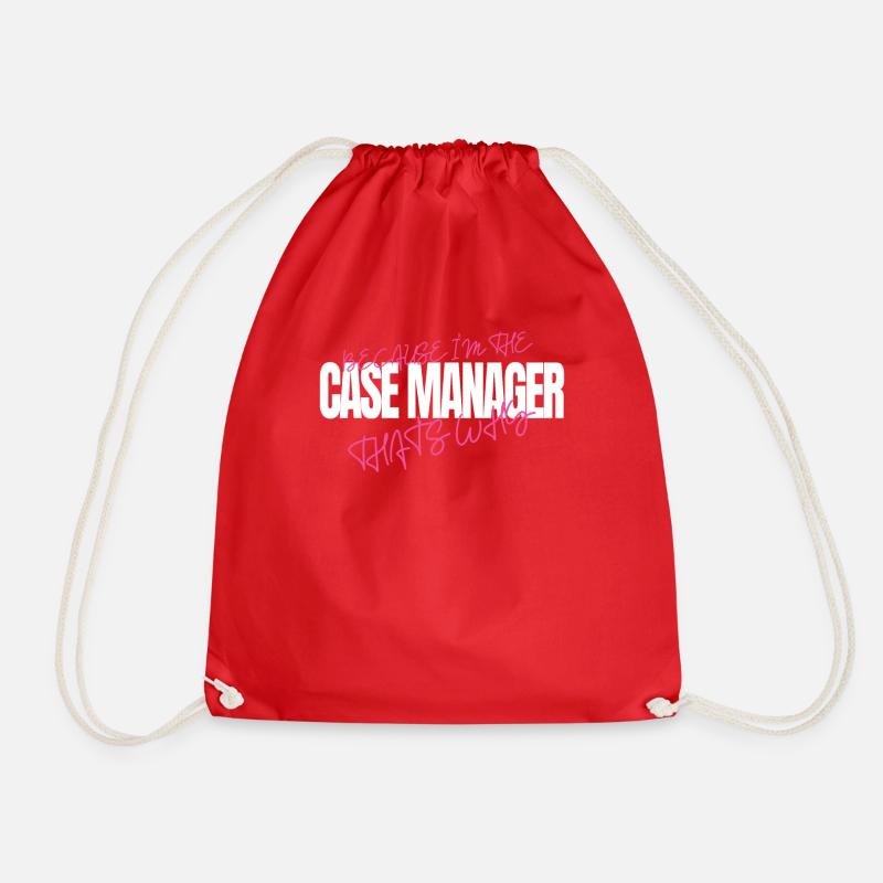 Chefs Geschenke Case Manager - Turnbeutel - Rot