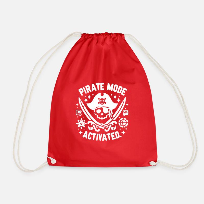 Mode pirate activé - Sac de sport léger - rouge