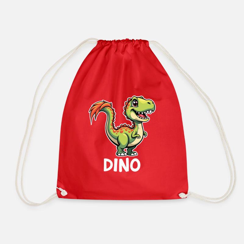 DINO - Turnbeutel - Rot