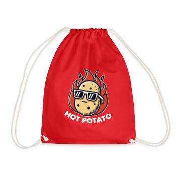 Cool Hot Patate Légumes Régime végétalien - Sac de sport léger - rouge - Devant