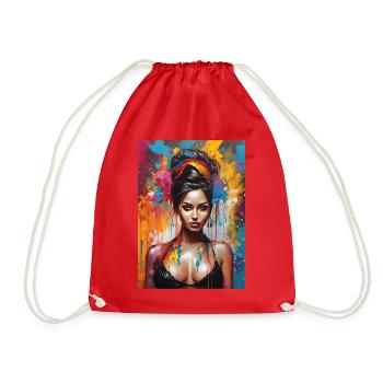 Southern Beauty - Drawstring Bag - red - Front