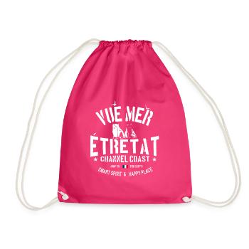 Vue Mer Etretat - Sac de sport léger - fuchsia - Devant