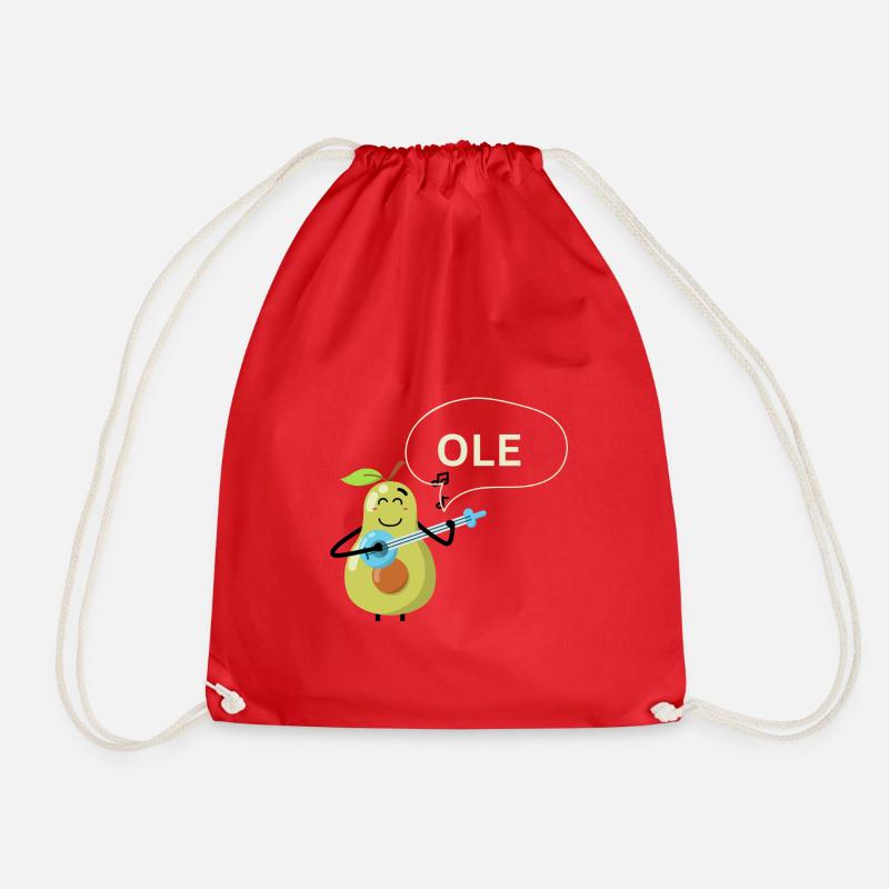 Ole Spanische Avokado - Turnbeutel - Rot