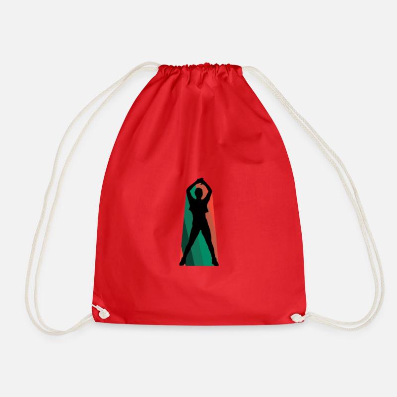 Aerobics Aerobics Training - Drawstring Bag - red
