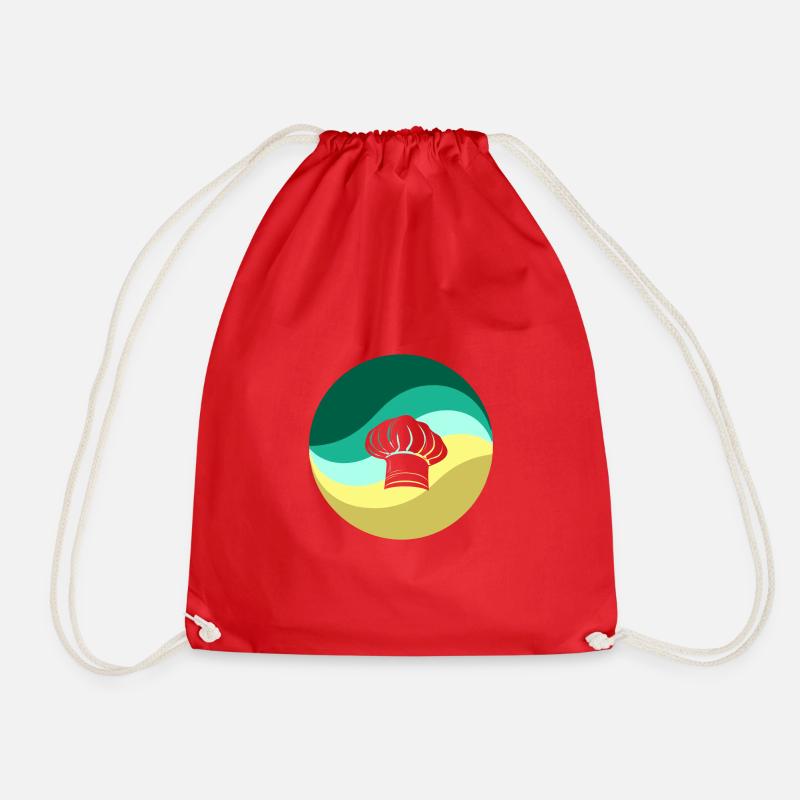Cooking Chef Chef - Drawstring Bag - red