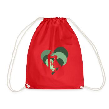 Coiffeur coiffeur coupe de cheveux - Sac de sport léger - rouge - Devant
