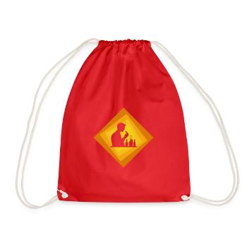 Chemistry Chemist - Drawstring Bag - red - Front