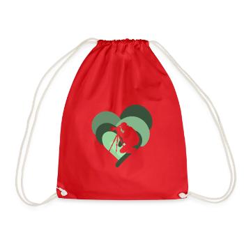 Camera Photography Photo Shoot - Drawstring Bag - red - Front