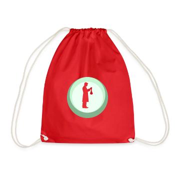 Tableau périodique de la chimie - Sac de sport léger - rouge - Devant