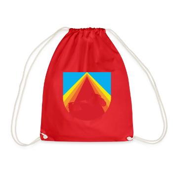 Farmer Ranch Agriculture - Drawstring Bag - red - Front