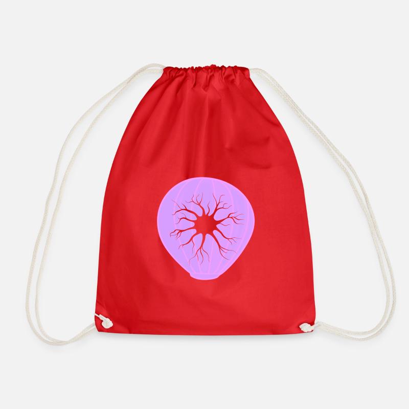 Biology Evolution Studies - Drawstring Bag - red