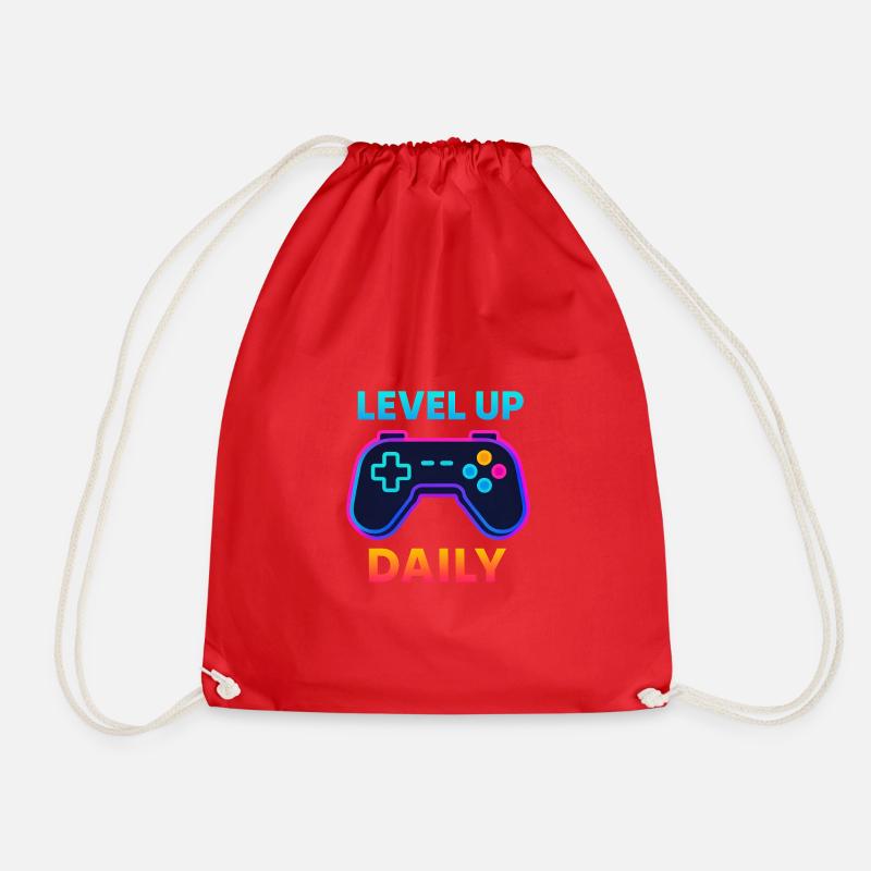 LEVEL UP DAILY - Sac de sport léger - rouge