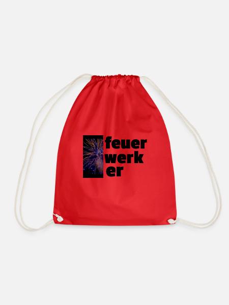 Feuerwerker - Turnbeutel - Rot