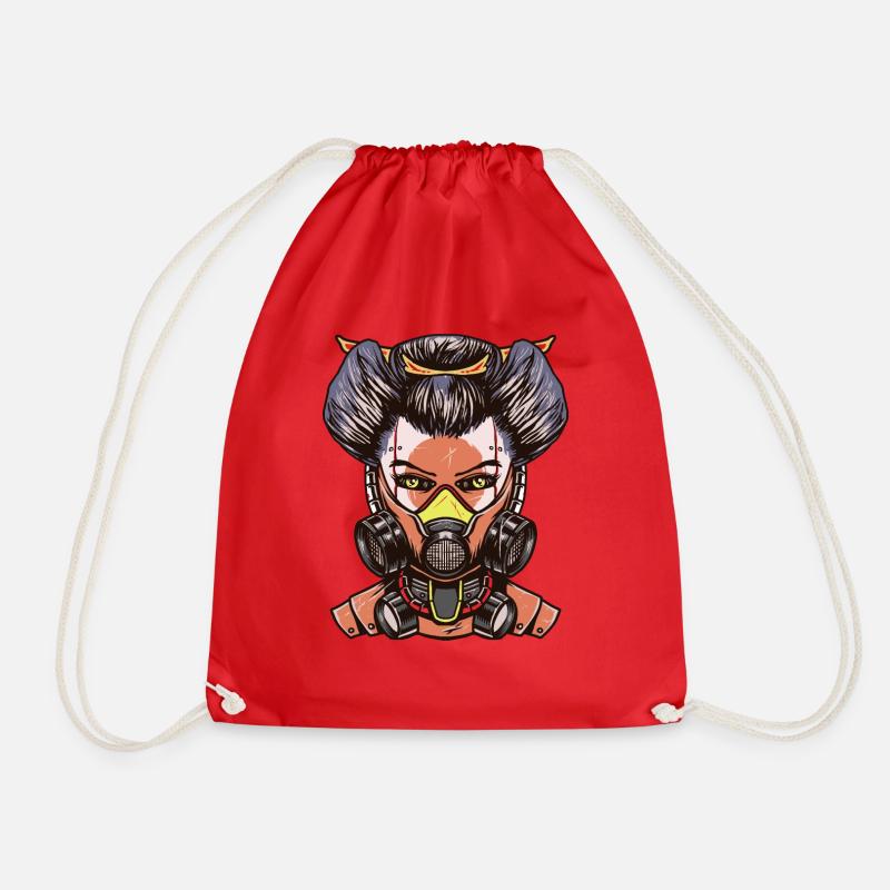Mecha-Geisha - Turnbeutel - Rot