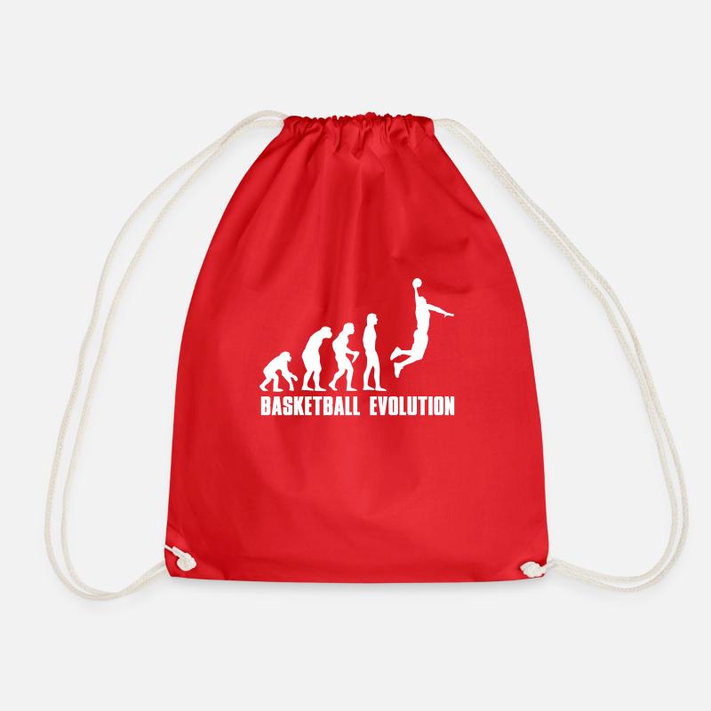 Evolution Basketball Dunk - Drawstring Bag - red