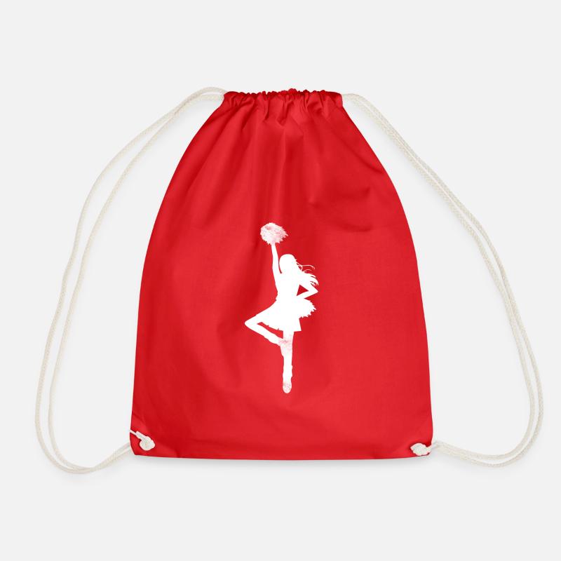 Cheerleader Cheerleading - Turnbeutel - Rot
