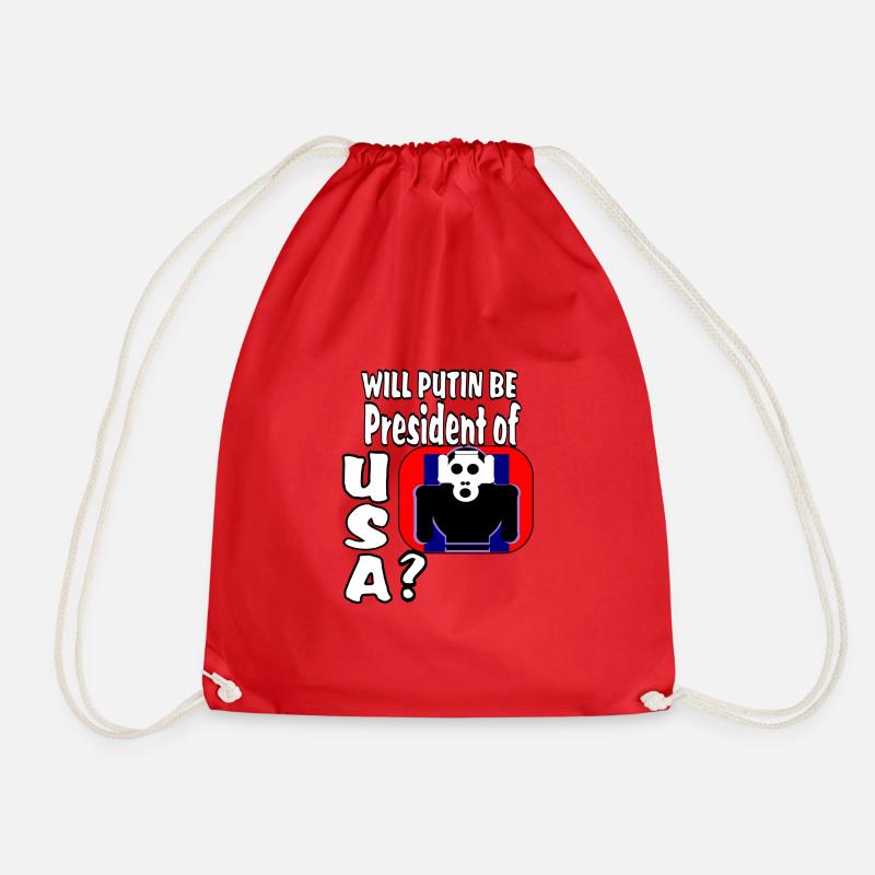 Election USA - Drawstring Bag - red