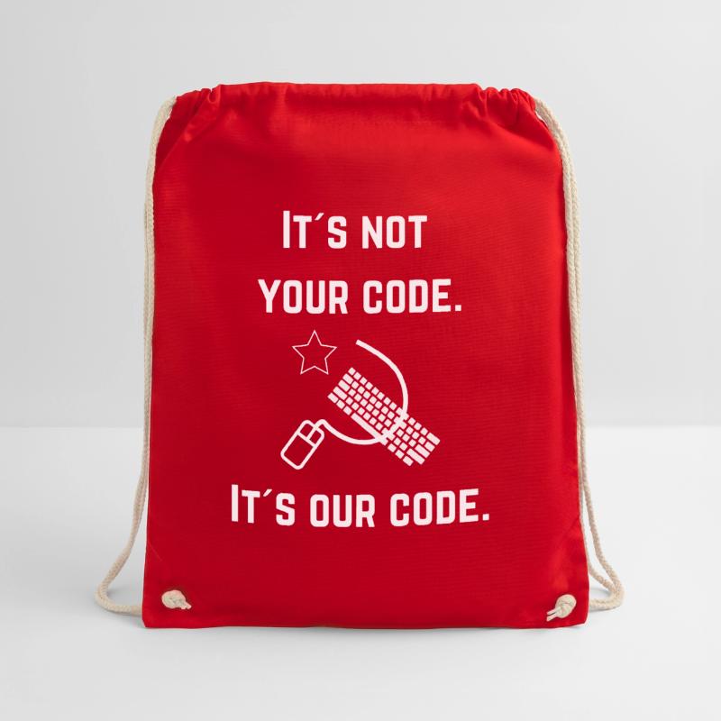 IT Shirt for Programmers, Developers, Developers Drawstring Bag