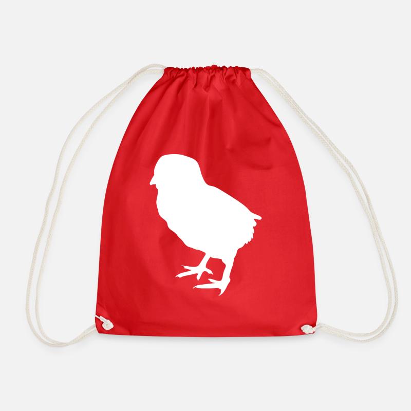 chick - Drawstring Bag - red