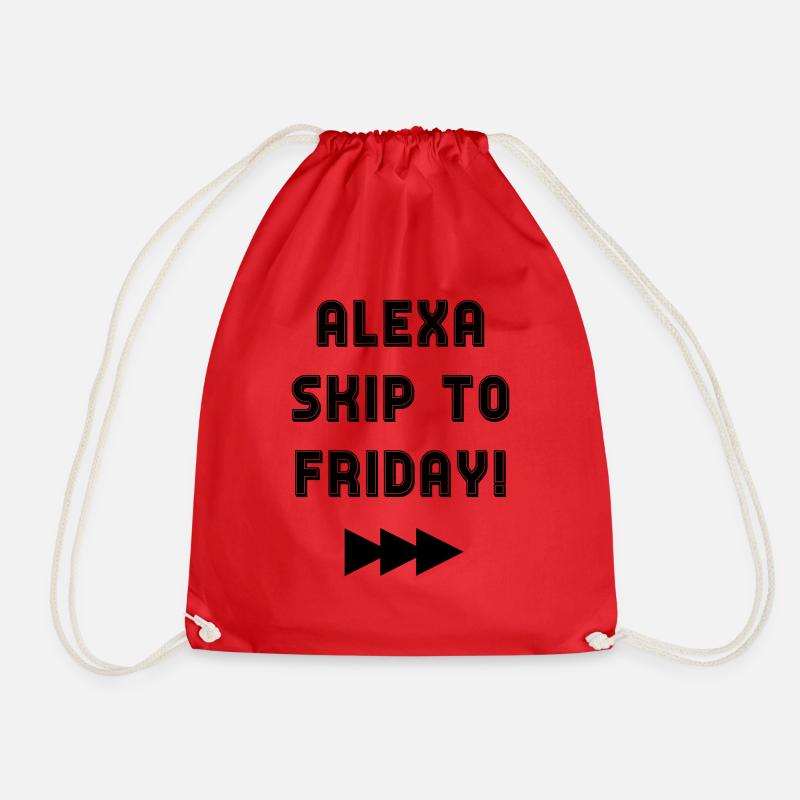 ALEXA SKIP TO VENDREDI - Sac de sport léger - rouge