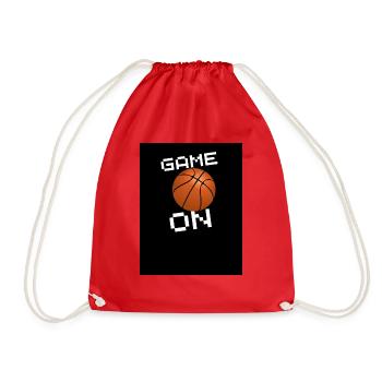 Basketball Sport - Turnbeutel - Rot - Vorne