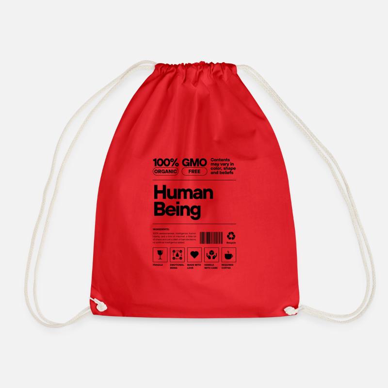 Human Being - Turnbeutel - Rot