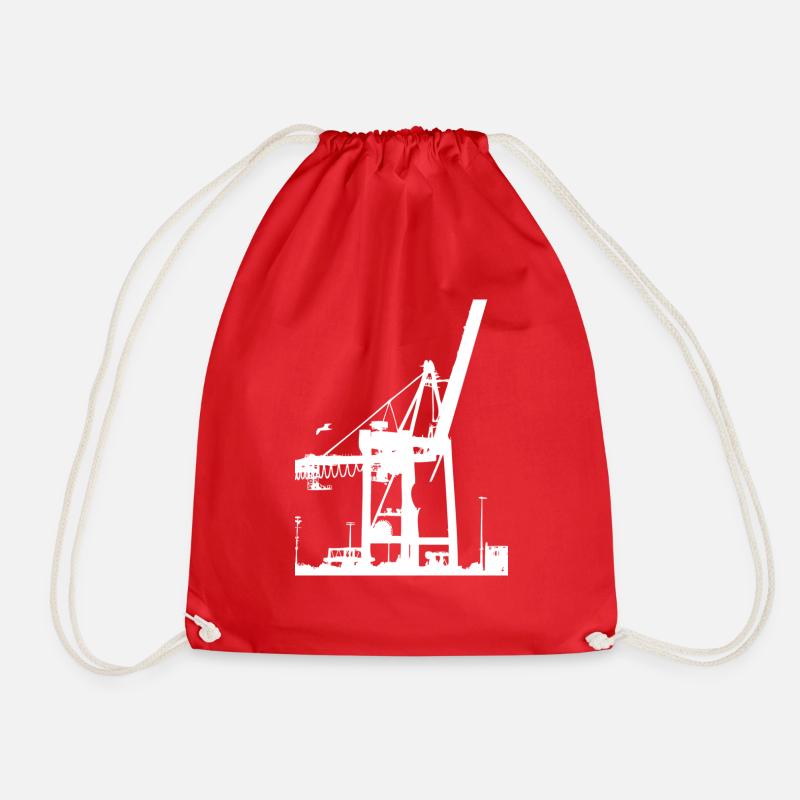 Crane White - Turnbeutel - Rot