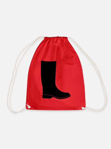 Gummistiefel - Turnbeutel - Rot