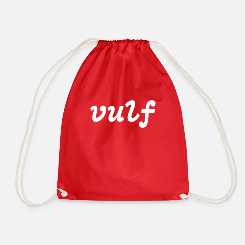 VULF - Drawstring Bag - red