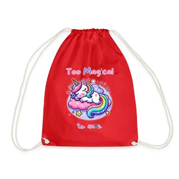 Trop magique pour s’en soucier - Sac de sport léger - rouge - Devant