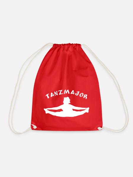major dance - Drawstring Bag - red