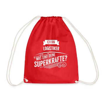 Logistiker - Turnbeutel - Rot - Vorne