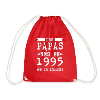 Dads born are better for it - Drawstring Bag - red - Front