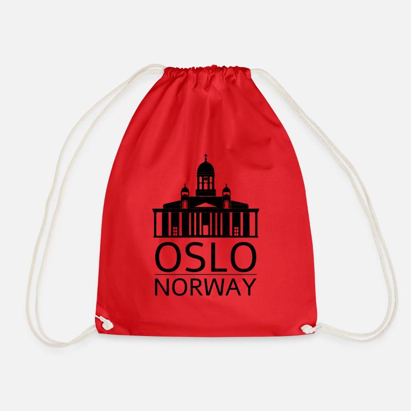 Oslo - Turnbeutel - Rot