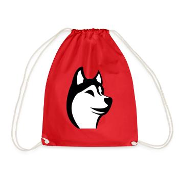 Husky - Turnbeutel - Rot - Vorne