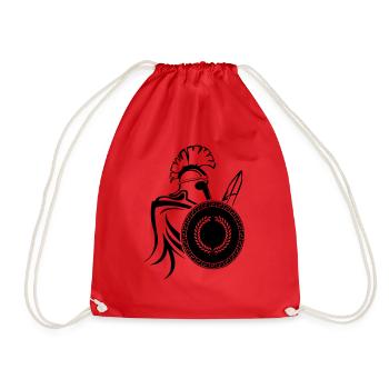 spartaner_02 - Drawstring Bag - red - Front